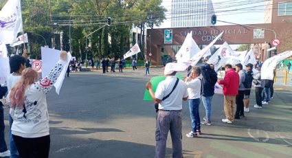 Organización humanista bloquea avenida Niños Héroes y denuncia fraude procesal ante el TSJ CDMX