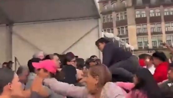 Reportan connato de bronca en el Zócalo Ciudadano
