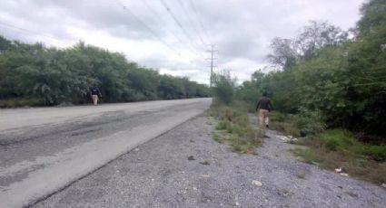 Localizan cráneo y restos humanos a orilla de carretera en Cadereyta, Nuevo León
