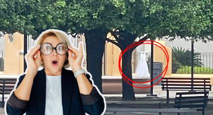 Aparece vestido de novia mojado colgado en iglesia de Montemorelos; vecinos temen historia oculta