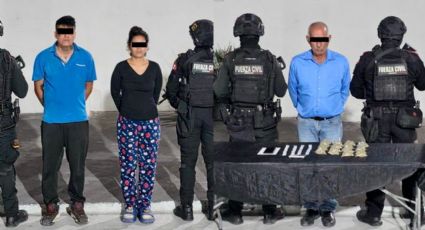 Tres detenidos en García tras operativo; aseguran drogas y equipo