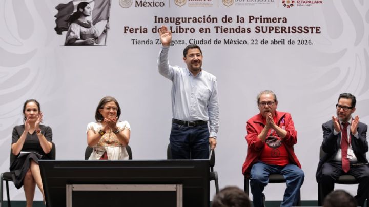 Feria del Libro en SUPERISSSTE: Batres impulsa canasta básica y lectura