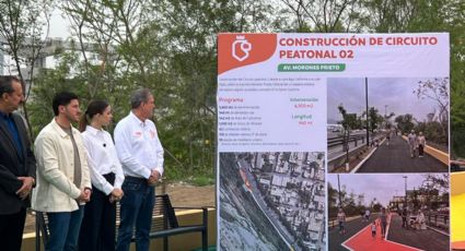 A 49 días del Mundial: Supervisan avances del Circuito Peatonal 02 en Morones Prieto