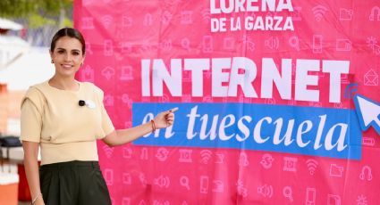 Lleva Lorena de la Garza internet de calidad a escuelas de Monterrey