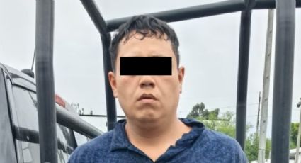 Detienen a hombre por intentar atacar a su pareja con cuchillo en Monterrey