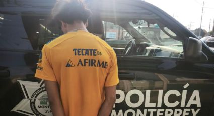 Detienen a adolescente con droga tras una persecución en moto, en Monterrey
