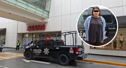 Capturan a mujer con 16 prendas robadas en Monterrey