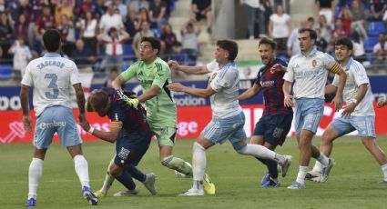 VIDEO | Exportero de Rayados Esteban Andrada, suelta brutal puñetazo a un rival en España