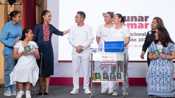 ¡Atención! Anuncia Sheinbaum ampliación Semana Nacional de Vacunación a todo mayo