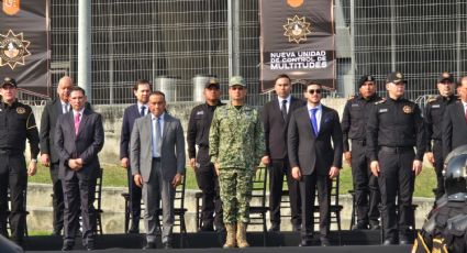 Presenta Samuel García unidad de Control de Multitudes de Fuerza Civil con mil 500 elementos para el Mundial 2026