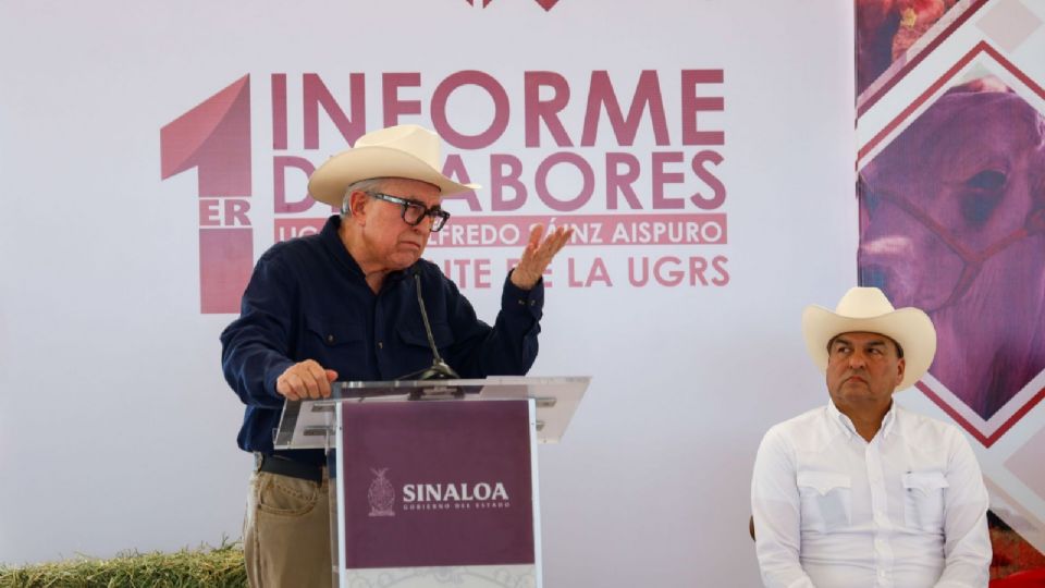 Rubén Rocha Moya, gobernador de Sinaloa.