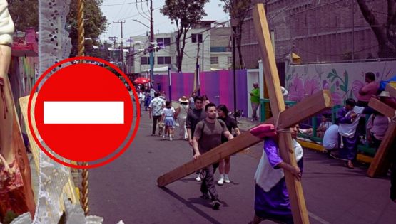 ¡Toma precauciones! Calles cerradas y rutas alternas en CDMX por procesiones este 3 de abril