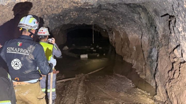 Continúan trabajos en mina de Sinaloa para rescatar a trabajadores