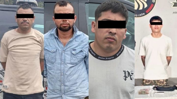 Caen cinco en Monterrey por robos y posesión de droga; uno es menor de edad