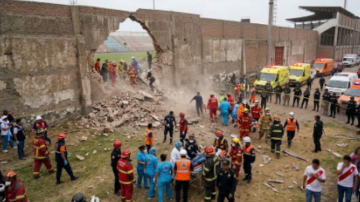 Tragedia en el fútbol peruano: Colapso de barda en estadio deja decenas de heridos