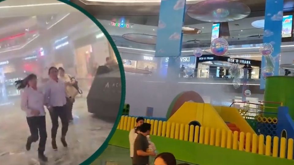 El uso de un extintor generó una nube blanca que fue confundida con un incendio.