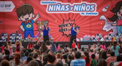 David de la Peña celebra el Día del Niño con show de Los Chicharrines y regalos en Santiago