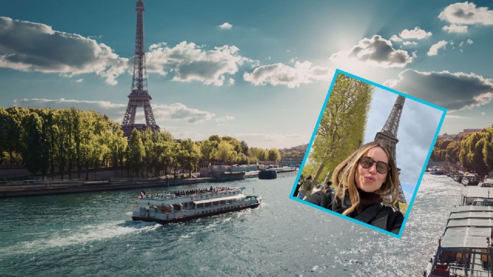 Camila Sodi optó por una reunión festiva en París.