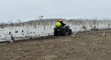 Localizan cuerpo de veracruzano ahogado en la presa El Cuchillo tras intensa búsqueda