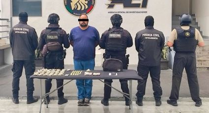 Aseguran a hombre con más de 100 dosis de droga en la colonia Hogares Ferrocarrileros en Monterrey