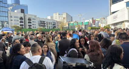 Protestan trabajadores sindicalizados de la Secretaría de Salud en oficinas de la Escandón