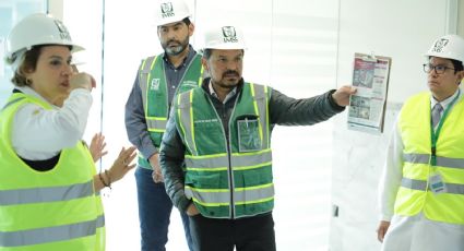 Zoé Robledo visita Nuevo León  y supervisa nueva clínica del IMSS en Juárez