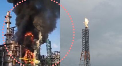 VIDEO| Se registra incendio en la refinería Olmeca de Dos Bocas; Pemex activa protocolos de emergencia