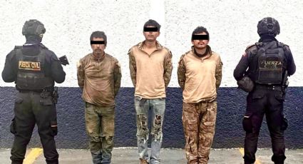 Detienen en General Bravo a tres hombres con arma larga, cargadores y chalecos tácticos