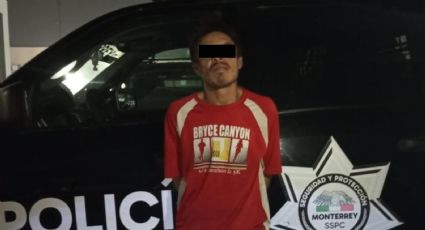 Capturan a hombre por robo de whisky tras persecución en Monterrey