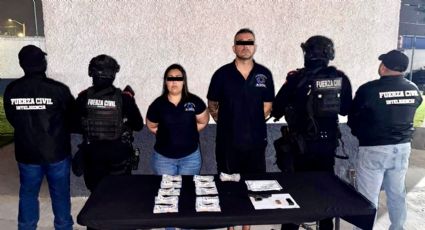 Capturan en Zuazua a pareja con arma y más de medio millón de pesos en efectivo