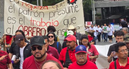 Marchas del Día del Trabajo en Monterrey exigen mejores salarios y pensiones