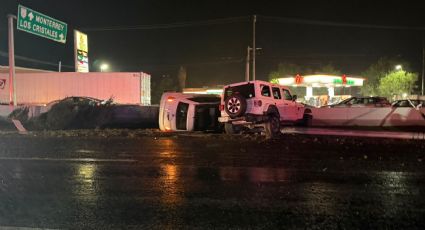 Choque en Carretera Nacional genera apagón y cierre vial en ambos sentidos