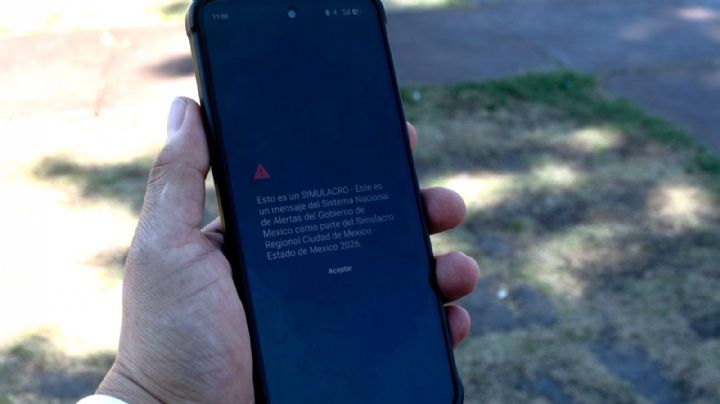 Simulacro Nacional: Mensaje en celular e hipótesis