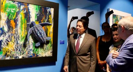 Inauguran muestras monumentales de César Menchaca