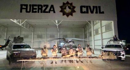 Aseguran armamento y equipo táctico tras enfrentamiento en Doctor Coss