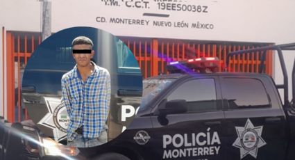 Capturan a hombre por presunto acoso sexual frente a primaria en Monterrey