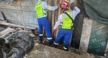 Se desploma grúa en CDMX y deja heridos en obra