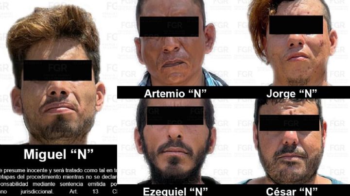 FGR procesa a 5 personas detenidas con droga y armas en China, Nuevo León