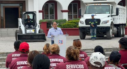 Andrés Mijes entrega nuevo equipamiento para servicios públicos en Escobedo