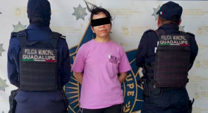 Cae mujer con auto robado en Guadalupe