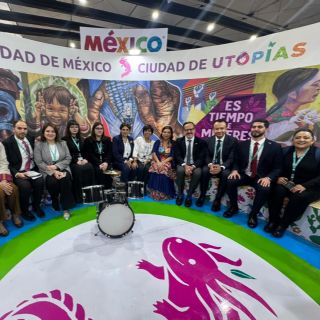 Clara Brugada lleva las Utopías de CDMX hasta Azerbaiyán