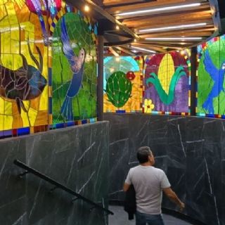 Así luce la estación Auditorio tras su remodelación por el Mundial