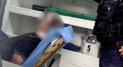 Detienen a hombre que se autolesionaba con un cuchillo en la colonia La Rosita en Guadalupe