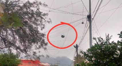 ¿OVNI en Monterrey? Captan misteriosa esfera metálica en el cielo