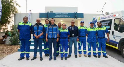 San Nicolás inaugura nueva estación de Protección Civil y Bomberos en la colonia Miguel Alemán