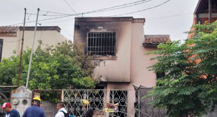 Incendio en casa de Escobedo moviliza a Protección Civil en Balcones del Norte