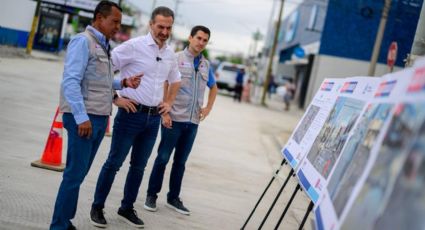 Monterrey reabre calle Villagrán tras rehabilitación en zona de la Central de Autobuses