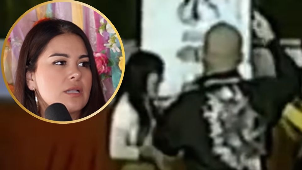 Perlita Piña y Almendra “La Pollo” Ruvalcaba durante la grabación del primer episodio de su podcast La Piña y la Pollo sin Filtros.