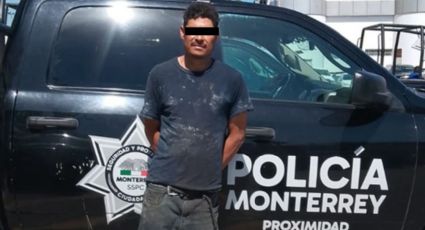 Hombre es detenido por provocar incendio al quemar basura en el Centro de Monterrey