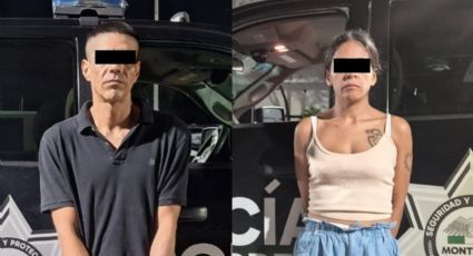 Pareja es detenida con drogas y arma de fuego tras persecución en Monterrey